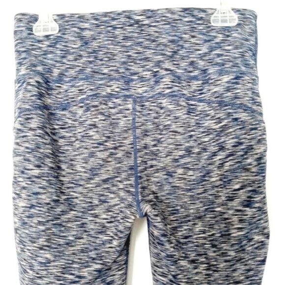 GAP \ Fit Athletic Crop Leggings Marled Patern Regular Blue Sz M - Picture 8 of 10
